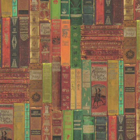 Vintage Books Collage Italian Paper ~ Kartos Italy